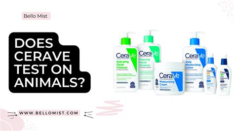 cerave test on animals.